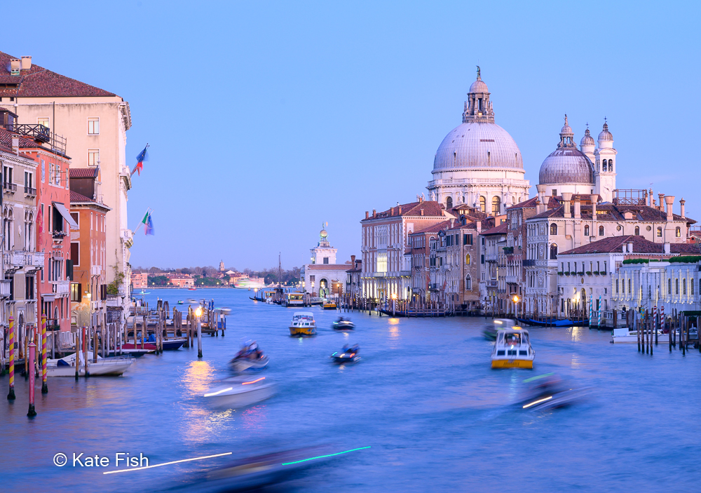 In Venedig fotografieren, z.B. Blaue Stunde am Canale Grande